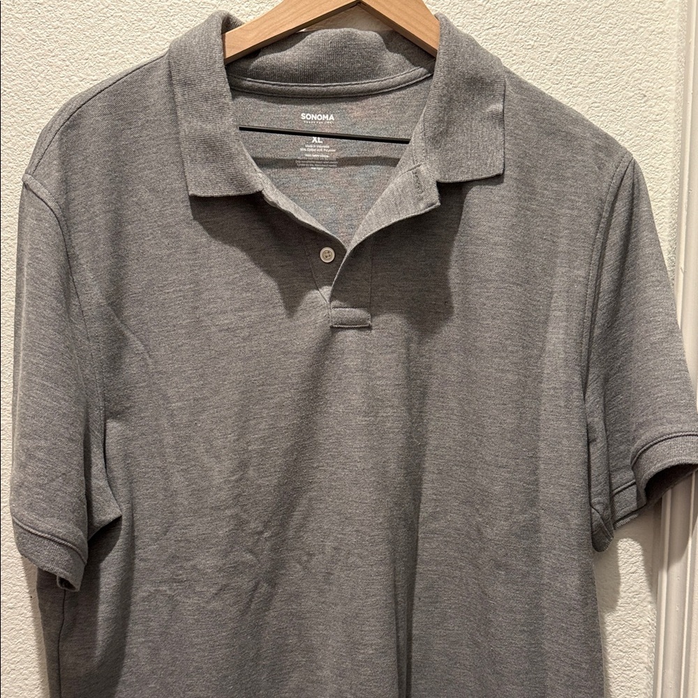 Sonoma Men's Charcoal Polo Shirt